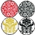 Dekoauflagen Retro f�r Lounge Mini, 4 St�ck
