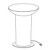 LOUNGE UP Stehtisch Outdoor wei�