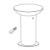 LOUNGE UP Stehtisch LED Pro Accu � Multicolor