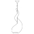 ALIEN_M Pendelleuchte Kabel silber