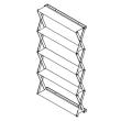 STRETCH Bad-Regal Aluminium mit 5 Alu-B�den