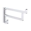 DOREE, Wandgarderobe, Aluminiumguss verchromt