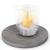ponton Feuerstelle oO mit Platte Basalt