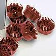 96 Ersatzb�rsten f�r feet-back I + 3 rot