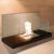 Wall Flame 2-541A Biokamin schwarz/schwarz mit Glas klar