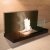 Wall Flame 2-541B Biokamin schwarz/schwarz mit Glas schwarz