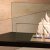 Corner Flame Eckkamin 543A schwarz / Glas klar