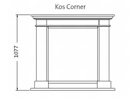 BIO FLAME KOS CORNER Eckkamin