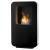 Biokamin CURVA XL Wandkamin schwarz / Seitenteile wei�