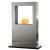 Biokamin CUBICO XT Standkamin Edelstahl