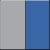 SCHNELLER RAUM Raumteiler klein RAL 9006 wei�aluminium / Stoff blau