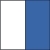 SCHNELLER RAUM Raumteiler gro� RAL 9016 verkehrswei� / Stoff blau