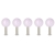 DOTS Garderobenhaken 5er Set rosa