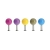 DOTS Garderobenhaken 5er Set FAVORITS