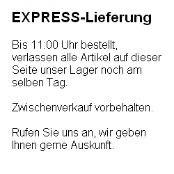 Sch�nbuch-Garderoben Express-Lieferung