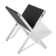 Lux Zeitungsst�nder Leder braun