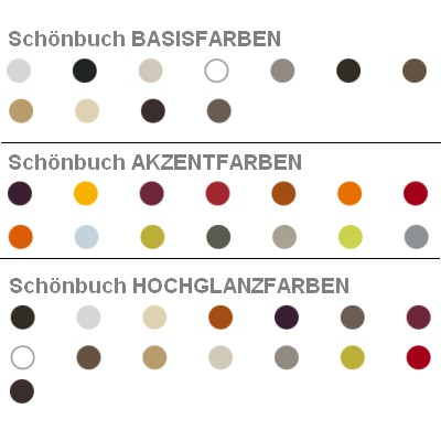 Sch�nbuch Farb�bersicht