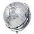 Standglobus APOLLO 17 silber