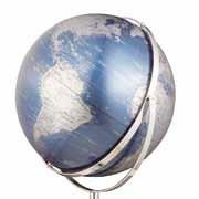 Standglobus APOLLO 17 blau