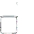 TUBINI Pflanzs�ule beleuchtet H 48 cm � 50 cm wei�