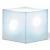 Leuchthocker LOUNGE CUBE 36 wei�