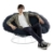 BULL�S NEST Loungesessel Schwarz