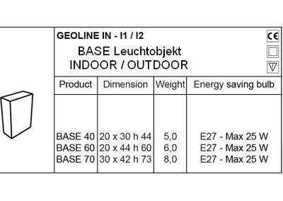 BASE Leuchtobjekt Indoor / Outdoor