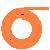 Lichtschlauch f�r DNA lfd. Meter orange