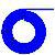 Lichtschlauch f�r DNA lfd. Meter blau