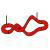 KNOT Pendelleuchte rot