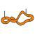 KNOT Pendelleuchte orange
