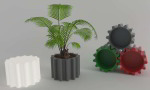 GEAR Vase, Hersteller Slide Design, Design von Anastasia Ivanuk