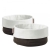 Brottasche Mini 2 Stck. braun/weiss