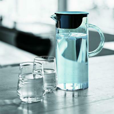 Stelton Kanne mit Deckel, klar