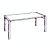 FLIP Gartentisch klappbar 180 x 90 Edelstahl/Teak massiv