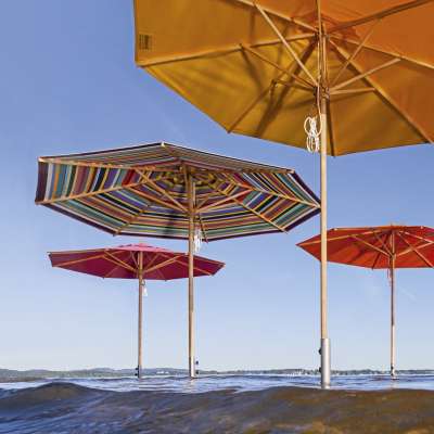 Klassiker Sonnenschirm Weish�upl - Detail