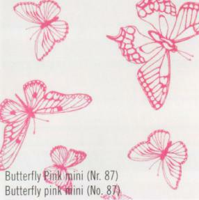Weish�upl Stoff�bersicht - DOLAN Butterlfy 87 pink mini
