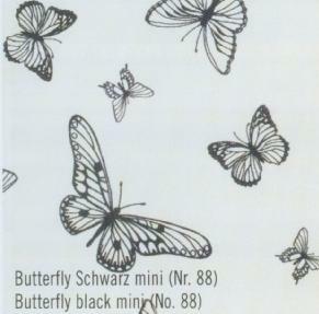 Weish�upl Stoff�bersicht - DOLAN Butterlfy 88 schwarz mini