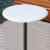 FLOWERPOWER Einstecktisch wei� � 70 cm