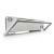 LEICHTBAU_WARDROBE wide Wandgarderobe Beton / chrom