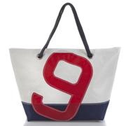 Carla Tasche marineblau, Nr. 9 rot