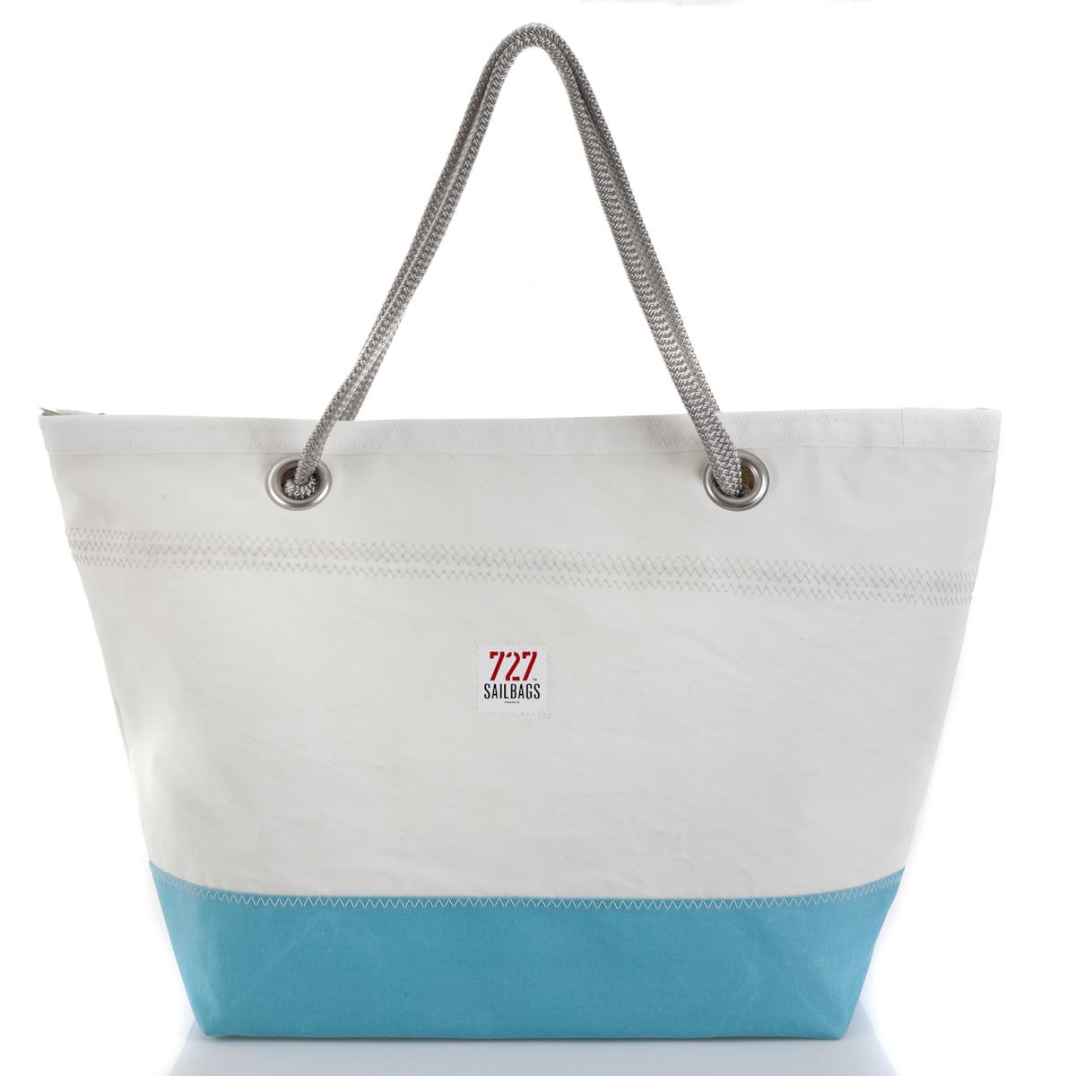 CARLA Tasche Light Blue No 3 grey Rckseite