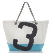 Carla Tasche hellblau, Nr. 3 grau Carla Tasche hellblau, Nr. 3 grau