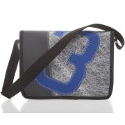 Harry Schultertasche Tech-Sail 13 grau, Nr. 3 blau