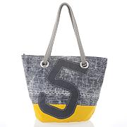 Sandy Tasche Guy Cotten - Tech gelb mit Nr 5 grau Sandy Tasche Guy Cotten - Tech gelb mit Nr 5 grau