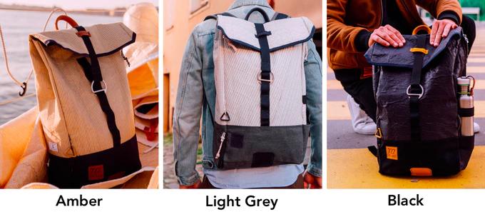 Die Farben des Dinghy Rucksack