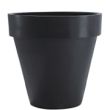 STONEFIBER der mit dem Rand Blumentopf  50 cm schwarz