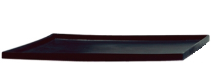STONEFIBER Untersetzer Der Quadratische 42 schwarz