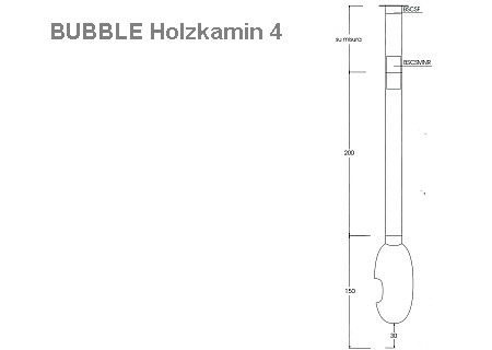 BUBBLE 4 Deckenkamin frei h�ngend