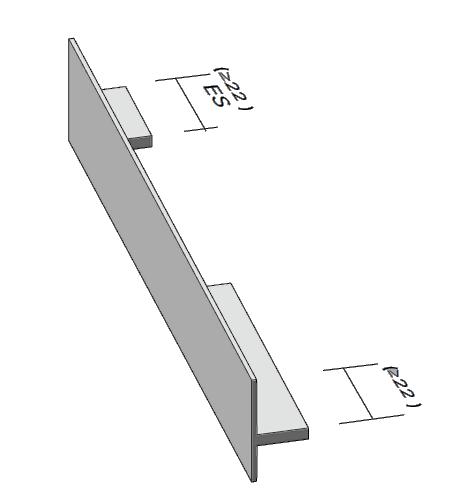 Serie T / T1P Designer-Badablage von Antrax IT